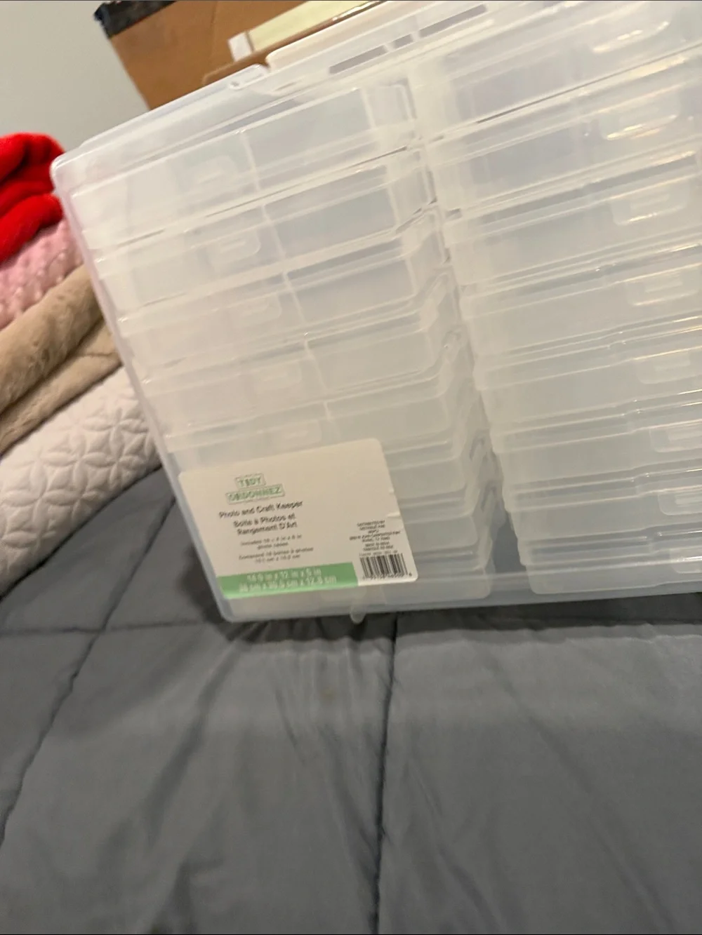 Clear Photo & Craft Organizer - Clear